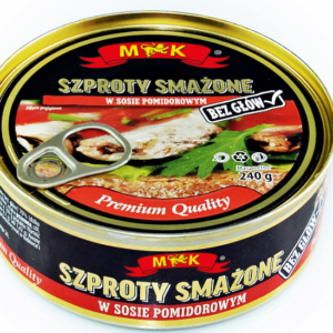 MK 240G SMAŻONE SZPROTY W POMIDORZE/24