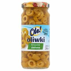 OLE! OLIWKI ZIELONE KROJONE 240ML/12