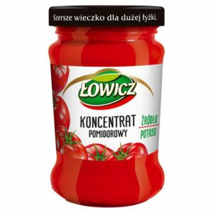ŁOWICZ KONC.POMIDOR.190G/12 SŁOIK*2736