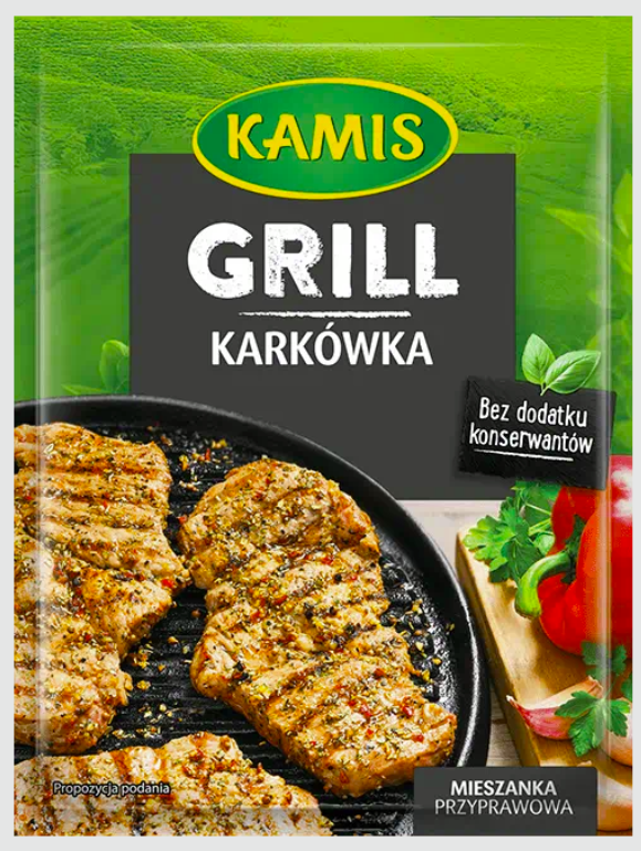 KAMIS GRILL-KARKÓWKA Z GRILLA 20G/20