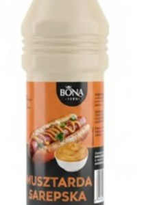 BONA MUSZTARDA 1KG TUBA SAREPSKA /12