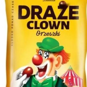 SKAWA DRAŻE CLOWN ORZESZKI 70G/20 żółte