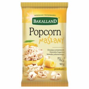 BAKALLAND POPCORN MAŚLANY 90G /24