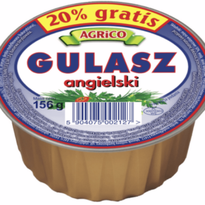 AGRICO 156G KONS. GULASZ ANGIELSKI/12 + 20% GRATIS