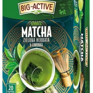 BIG EXP MATCHA ZIELONA Z LIMONKĄ 20TOR/ 12