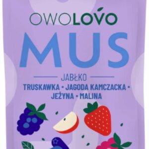OWOLOVO MUS X JABŁKO-TRUSK-JAGODA KAMCZA-JEŻYNA-MALINA 200G/16