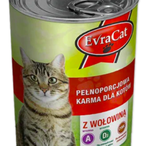 EVRA CAT KOT 415G PUSZKA WOŁOWINA/12
