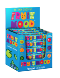 SOFIO FRUIT MOOD PRZEKĄSKA B.CUKRU ŻURAWINA BORÓWKA 10G /25