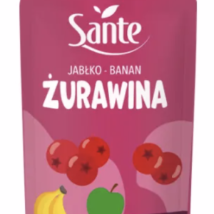 SANTE MUS 100% ŻURAWINA BANAN JABŁKO 200G /10