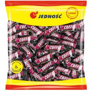 JEDNOŚĆ LUZ KARMELKI KAWOWE ESPRESSO 1KG/5 PŁASKIE