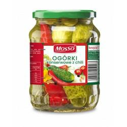 MOSSO sł.OGÓRKI KONSERWOWE Z CHILI720ML6