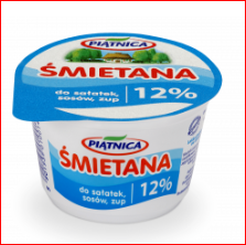 N PIĄTNICA ŚMIETANA 12% 200G/12