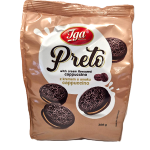 IGA P. PRETO Z KREMEM CAPPUCCINO 300G/12