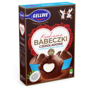 GELLWE BABECZKI CZEKOLADOWE Z KOKOSEM 311G/6