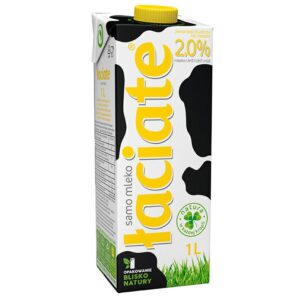 N ŁACIATE MLEKO KARTON 2% 1L /12szt
