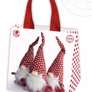 TORBA TKANA ŚWIĄTECZNA SKRZATY 34x34x18
