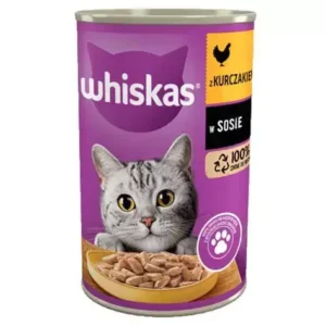 P WHISKAS 400G-PUSZKA KURCZAK./24