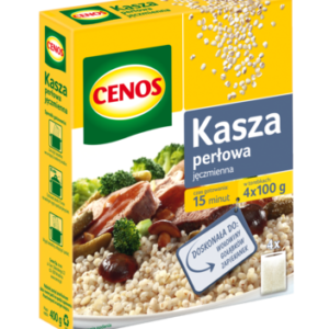 CENOS KASZA JĘCZMIENNA PERŁOWA 4x100G KARTONIK/12