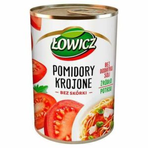 ŁOWICZ POMIDORY KROJONE 400ML/12