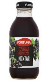 FORTUNA 0,3L NEKTAR CZARNA PORZECZKA15 SZKŁO