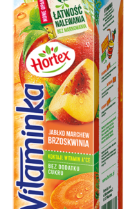 HORTEX SOK VITAM. MARCH-JABŁ-BRZO 1L KARTON/6