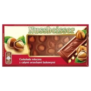 NUSSBEISSER CZ MLECZNA 100G /20 ORZECHY LASKOWE