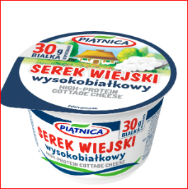 N PIĄTNICA SEREK WIEJSKI WYSOKOBIAŁKOWY 200G/12