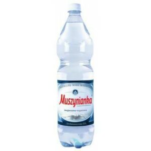 WODA MUSZYNIANKA 1.5L GAZOWANA NIEBIESKA