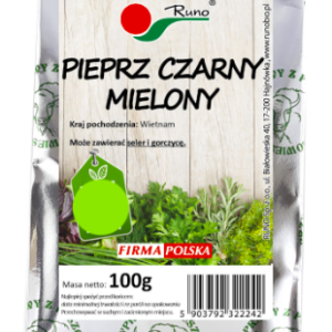 RUNO PIEPRZ CZARNY MIELONY 100G