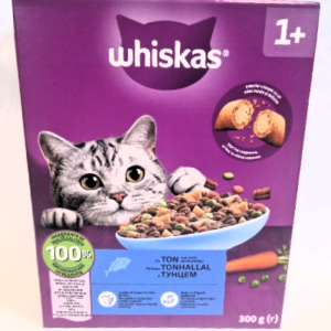 P WHISKAS 300G-SUCHY TUŃCZYK/6 KARTON