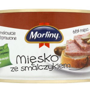 MORLINY MIĘSKO ZE SMALCZYKIEM 400G/12