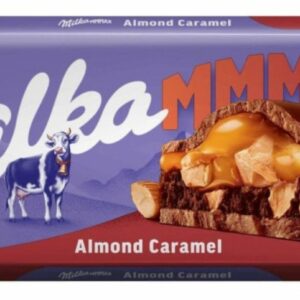 MILKA CZEKOLADA 300G MMMAX ALMOND CARAMEL/12