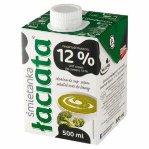 N ŁACIATE ŚMIETANA 12% 0,5L./8SZT
