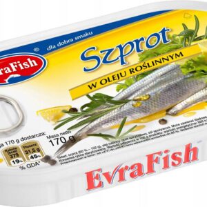 EVRA SZPROT 170G W OLEJU /16
