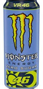 COCA MONSTER ROSSI VR 46/ ZERO SUGER 0,5L/12 NIEBIESKI puszka