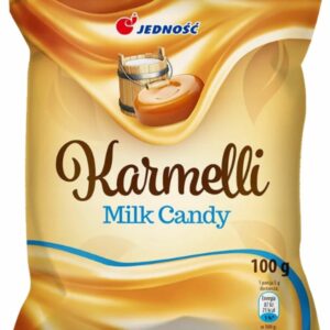 JEDNOŚĆ P. KARMELKI 100g MLECZNE/30