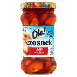 OLE! CZOSNEK CHILLI W OLEJU 212ML/6