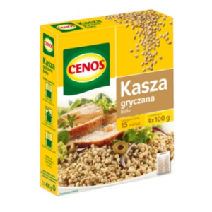 CENOS KASZA GRYCZAN BIAŁA 4x100G KARTONIK/12