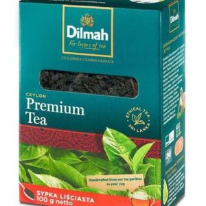 DILMAH H.LI. PREMIUM TEA CEYLON LIŚCIASTA 100G/12 ORANGE