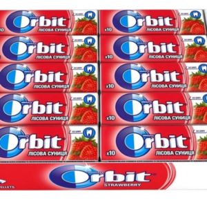 GUMA- ORBIT DRAŻE STRAWBERRY 14G /30