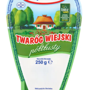 N PIĄTNICA TWARÓG WIEJSKI PÓŁTŁUSTY 250G