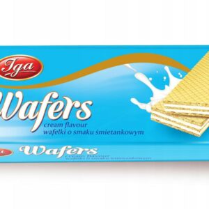 IGA P. WAFLE WAFERS ŚMIETANKOWE 500G/10