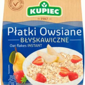 KUPIEC PŁATKI OWSIANE BŁYSKAWICZNE 400G/6