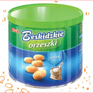 BESKIDZKIE ORZESZKI Z SOLĄ 140G puszka /12