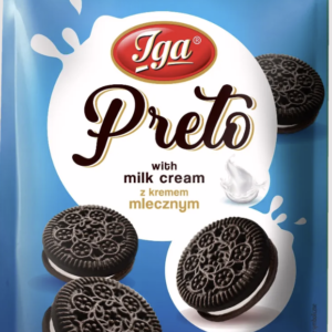 IGA P. PRETO Z KREMEM MLECZNYM 300G/12