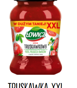 ŁOWICZ DŻEM 450G TRUSKAWKOWY/6SZT DUŻE OPAKOWANIE