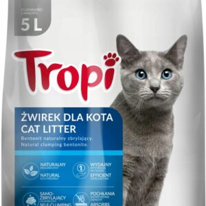 TROPI ŻWIREK BENTONITOWY DLA KOTA 5L
