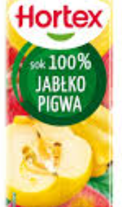 HORTEX SOK JABŁKO-PIGWA 100% 1L/6
