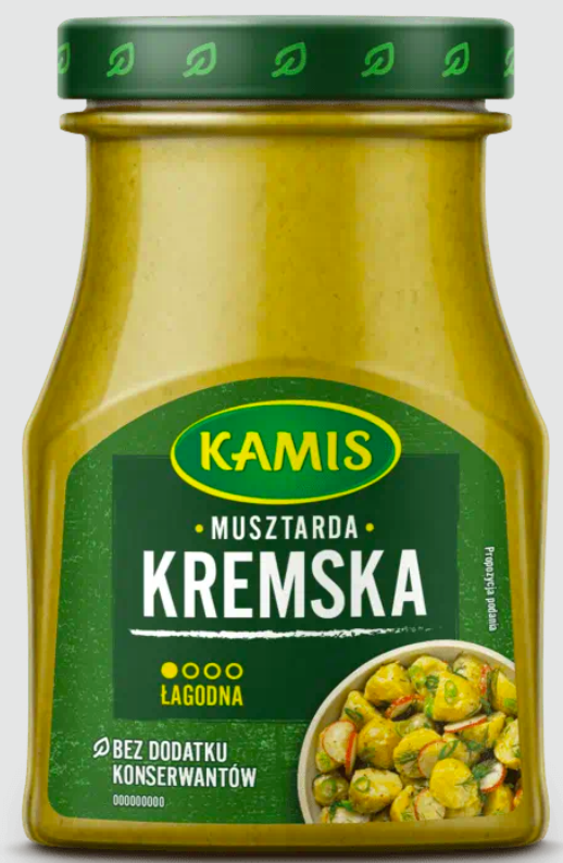 KAMIS MUSZTARDA KREMSKA 185G/8