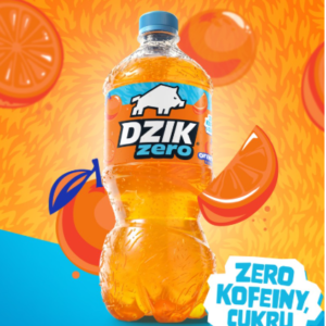 DZIK ENERGY 850ML ZERO ORANGE /6 BUTELKA